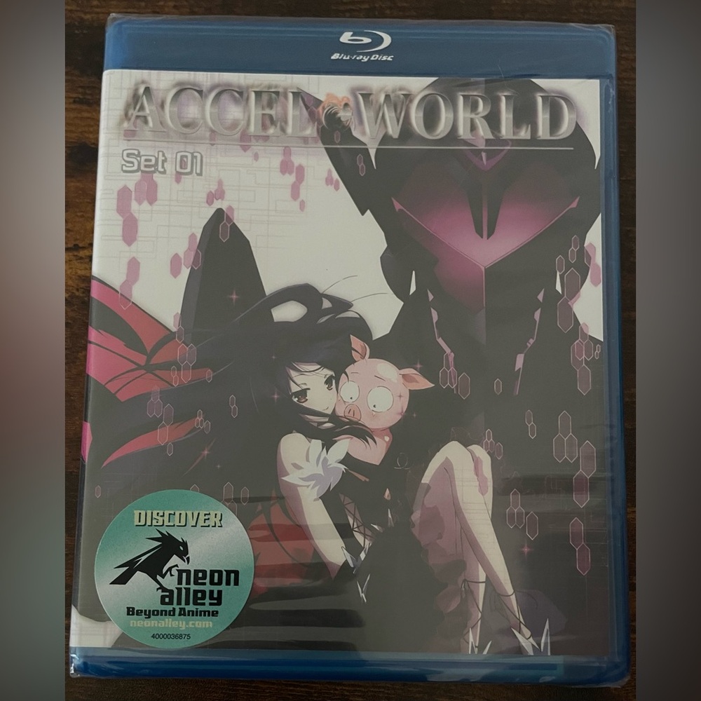 Accel World: Set 1 (Blu-ray, 2012) New And Sealed